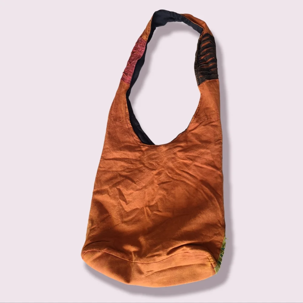 Boho hippie sling crossbody bag